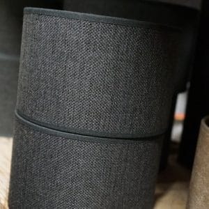 Lampenkap antraciet  doorsnede 25 cm