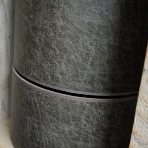 Lampenkap bruin/leerlook  doorsnede 30 cm