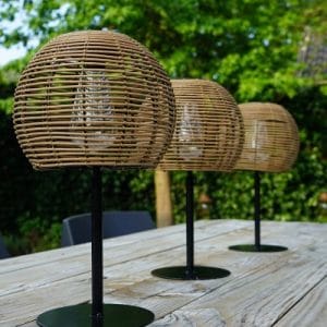 Solar LED Tafellamp – Naturel | Countryfield