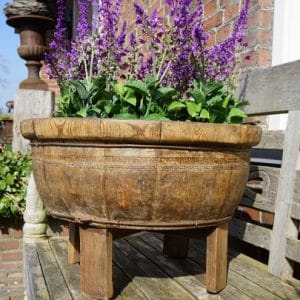 Olijfbak op pootjes 31 cm