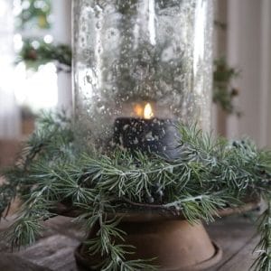 Bubbelglas Windlicht – Ø20 cm | H 30 cm