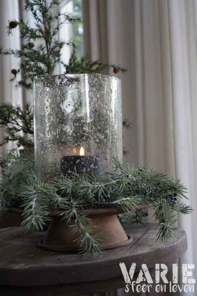 Bubbelglas Windlicht – Ø20 cm | H 30 cm - Afbeelding 6