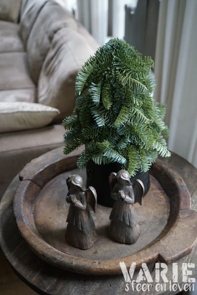 Nobilis kunst kerstboompje – 30 cm - Afbeelding 4