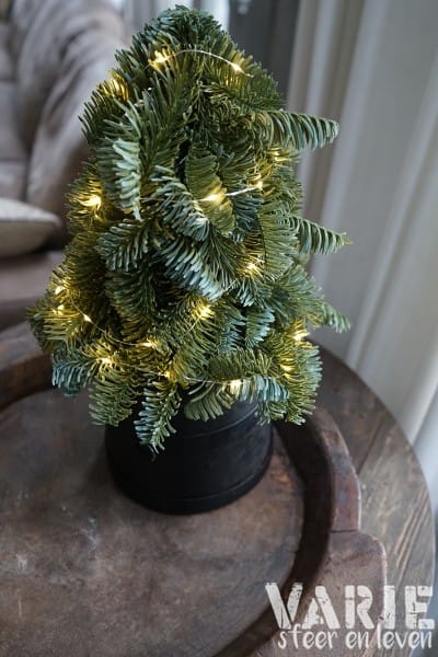 Nobilis kunst kerstboompje – 30 cm - Afbeelding 5