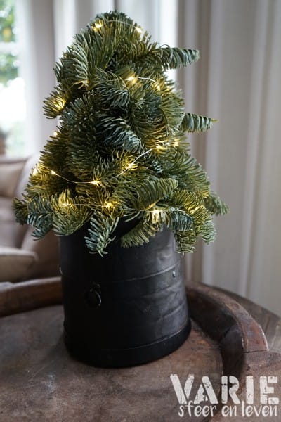 Nobilis kunst kerstboompje – 30 cm - Afbeelding 3
