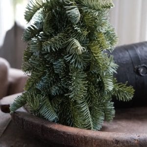 Nobilis kunst kerstboompje – 30 cm