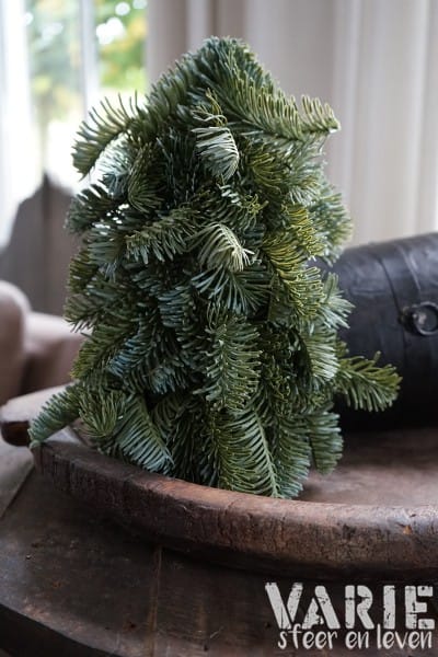Nobilis kunst kerstboompje – 30 cm