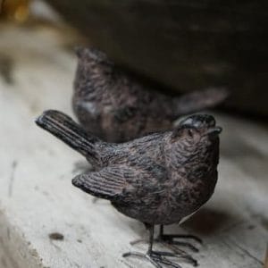 Charmant decoratief vogeltje – 9x8 cm