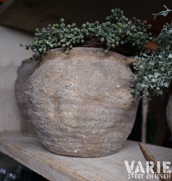 Prachtige robuuste pot “Emmy” – Verkrijgbaar in 2 maten (H 17 cm & 22.5 cm) - Afbeelding 2