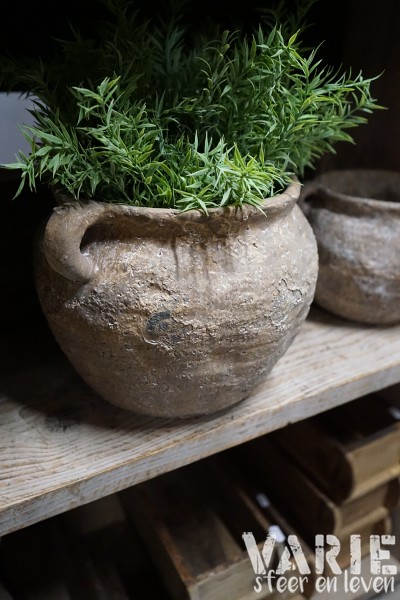 Prachtige robuuste pot “Emmy” – Verkrijgbaar in 2 maten (H 17 cm & 22.5 cm)