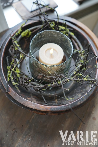 Wilgenkrans van Kunst – Licht Bemost, Flexibel (S 20–25 cm | L 30–35 cm) 🌿 - Afbeelding 6