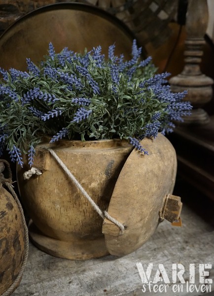 Kunst Lavendel toef Blauw – 35 cm - Afbeelding 6