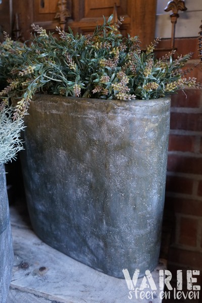 Kunst Lavendel toef Bruin/Crème tint – 35 cm - Afbeelding 3