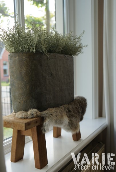 πͺ΄ Betonlook pot ovaal 25 cm - Afbeelding 2