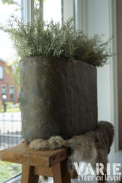πͺ΄ Betonlook pot ovaal 25 cm