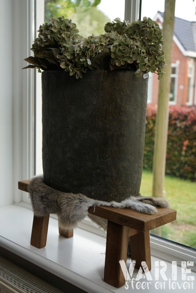 🪴 Betonlook pot ovaal 37 cm - Afbeelding 4