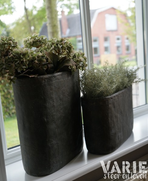 πͺ΄ Betonlook pot ovaal 25 cm - Afbeelding 8