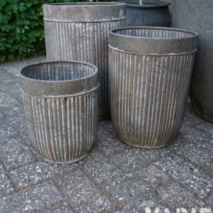 Zinken Ribbelpotten – Verkrijgbaar in 3 Maten 🤎