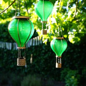 💚 Solar Luchtballon Groen – 36 cm 💚
