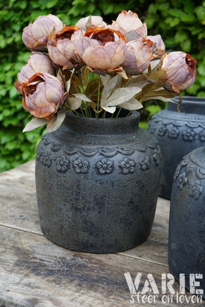🌸 Zachte oudroze zijden pioenrozen - Afbeelding 2