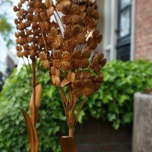 🤎 Metalen Pluimhortensia – 100 cm 🤎