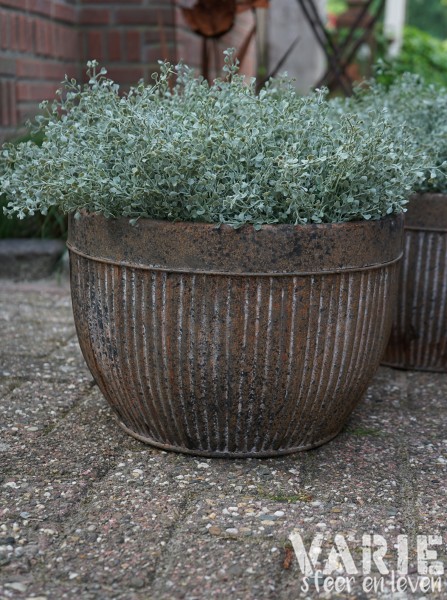 Zinken Ribbelpot – Ø 39 cm - Afbeelding 3