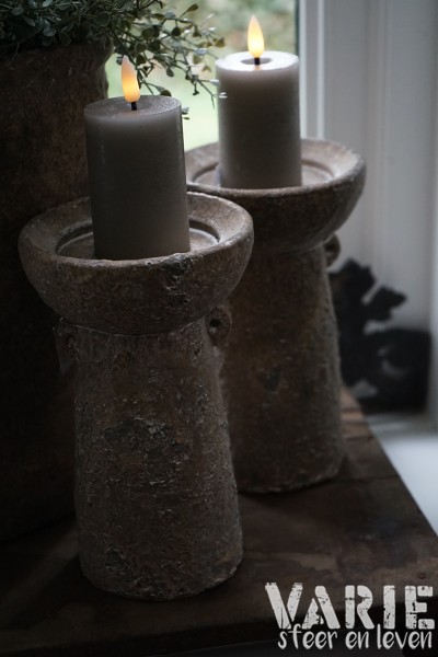 Suzo kandelaar – vergrijsd taupe - Afbeelding 10