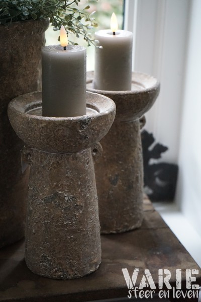 Suzo kandelaar – vergrijsd taupe - Afbeelding 3