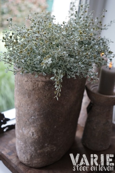 Suzo pot – smal – vergrijsd taupe - Afbeelding 5