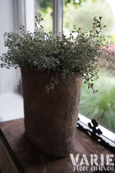 Suzo pot – smal – vergrijsd taupe - Afbeelding 4
