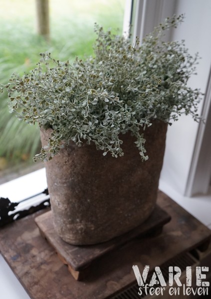 Suzo pot – smal – vergrijsd taupe