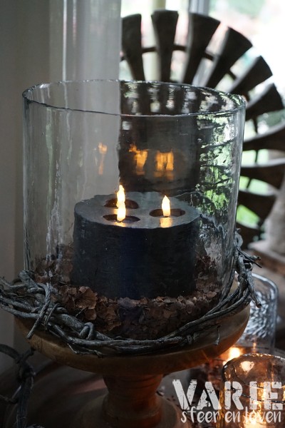Windlicht Helder Gehamerd Glas – Diverse Maten - Afbeelding 8