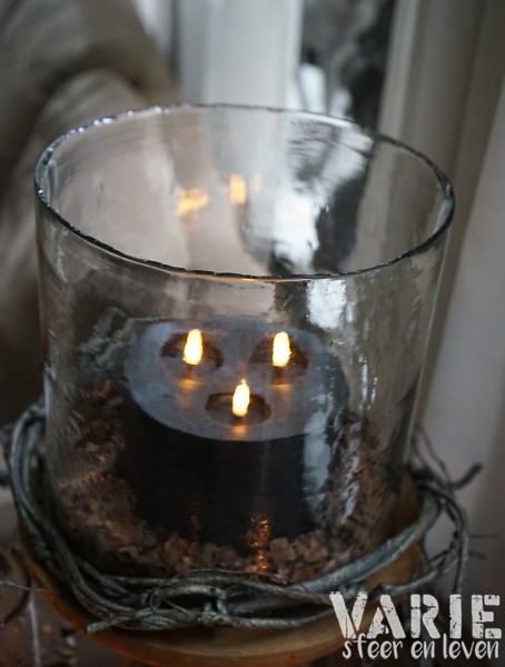 Windlicht Helder Gehamerd Glas – Diverse Maten - Afbeelding 11