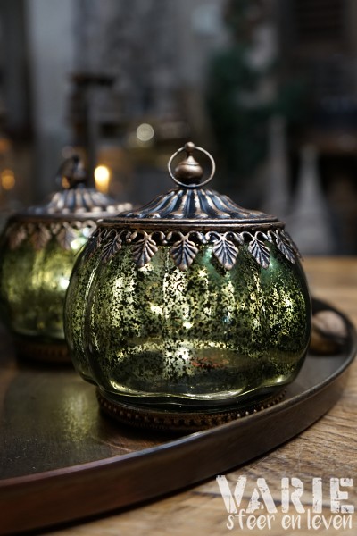 Decoratief LED-lampje groen/goud 💚✨