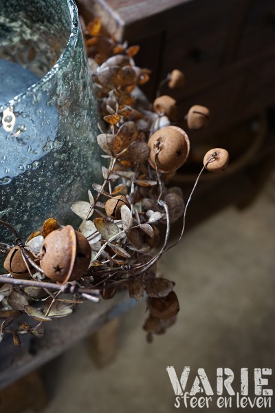 Decoratieve bellenstreng roestbruin – 80 cm 🤎🔔 - Afbeelding 2