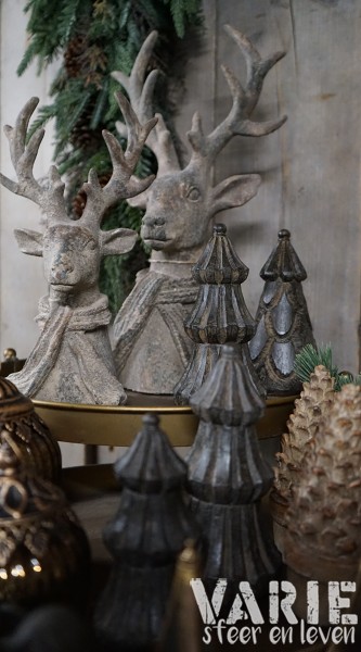 Houten decoratieboompje met streepmotief – 2 maten 🤎🌲 - Afbeelding 5