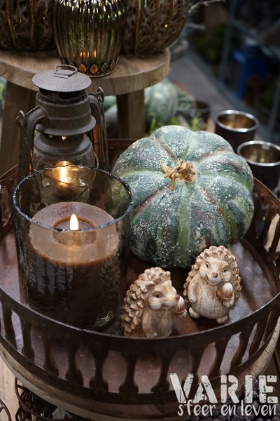 Kunst pompoen / kalebas groen 🤎🎃 - Afbeelding 2
