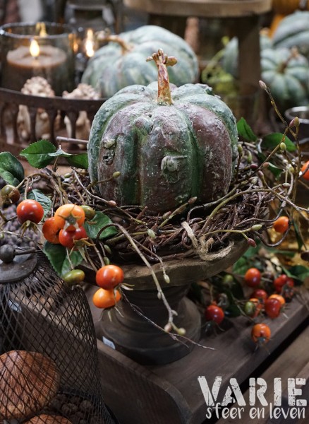 Kunst pompoen / kalebas groen 🤎🎃 - Afbeelding 4
