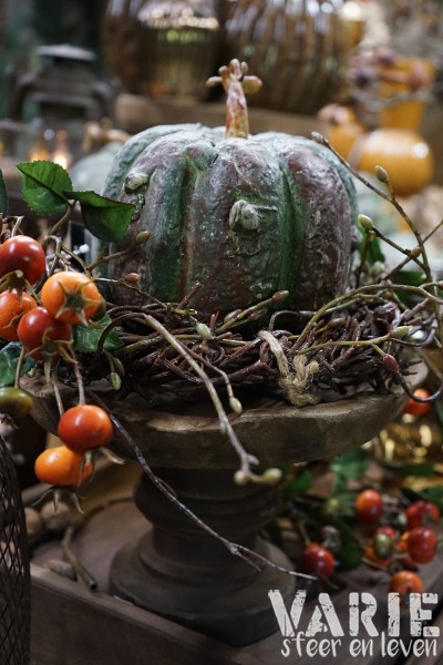 Kunst pompoen / kalebas groen 🤎🎃 - Afbeelding 5