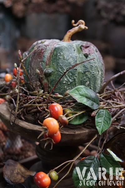 Kunst pompoen / kalebas groen 🤎🎃 - Afbeelding 10
