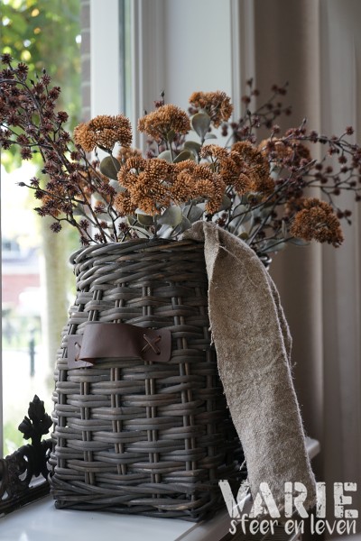 Stoere rieten vensterbankmand – 2 maten 🤎 - Afbeelding 10