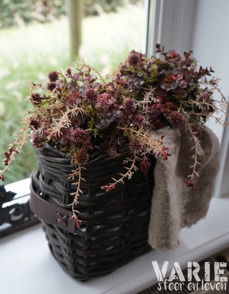 Stoere rieten vensterbankmand – 2 maten 🤎 - Afbeelding 13