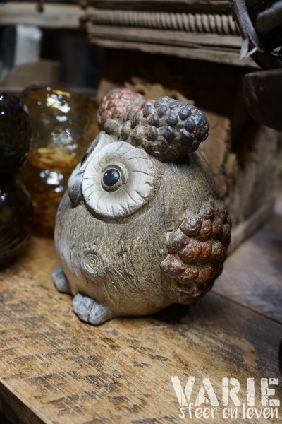 Decoratieve uiltjes van aardewerk – 2 maten - Afbeelding 4