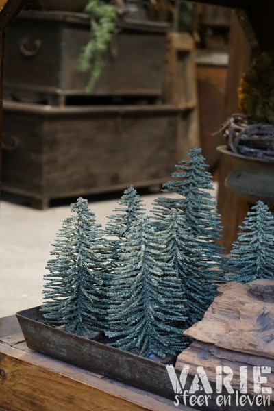 Sfeervolle kerstboompjes met sneeuwlook – 2 maten 🌲🤎 - Afbeelding 6